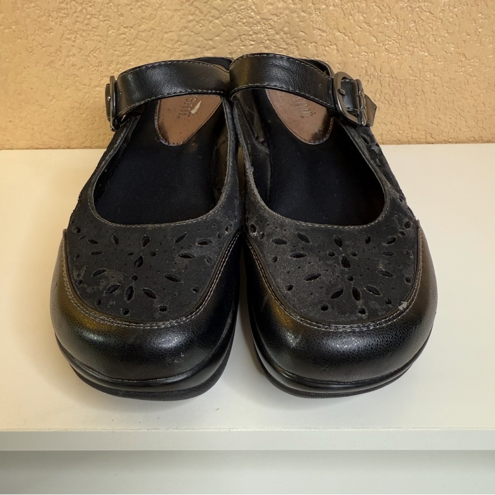 White Mountain Peep-Toe Clogs - image 4